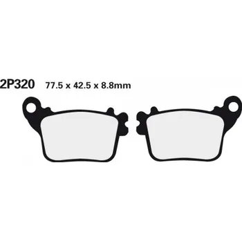 Brzda pro motocykl Zadní brzdové destičky Nissin Suzuki GSX-R 1000 (Rad.cal) 2009 - 2011 směs ST