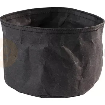 Papírový košík Ø 20 cm, černý | APS, Paperbag