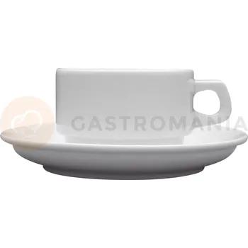 Stolová podnož Podšálek z bílého porcelánu o průměru 15,5 cm | LUBIANA, Kaszub/Hel
