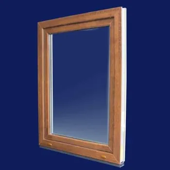 Okno Plastové okno zlatý dub 50x55 cm (500 x 550 mm) - pravé, otevíravé + sklopné
