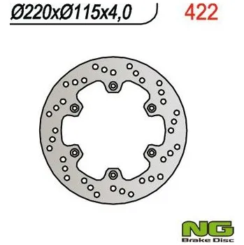 Brzda pro motocykl Zadní brzdový kotouč NG Yamaha 250 TT R 1993 - 2003