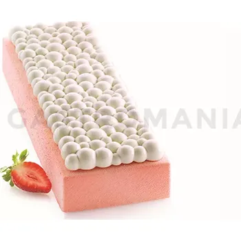 Výroba svíčky Sada na moučníky a dezerty - 300x100x36 mm, 1300 ml - Kit Mille Bolle 1300 | SILIKOMART, Bubble