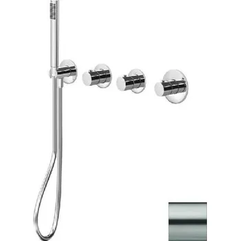 Vodovodní baterie Paffoni Modular Box - Termostatická baterie pod omítku, pro 2 spotřebiče, nerez MDE000ST