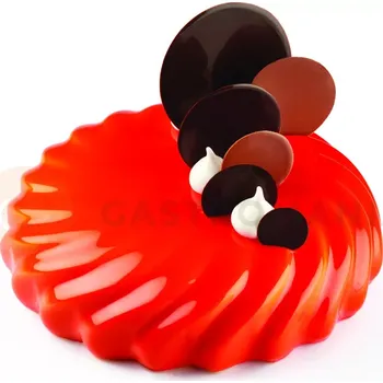 Kuchyňská sůl Silikonová forma na 3D dezert - 180x45 mm, 1000 ml - KE027S | PAVONI, Caleidon