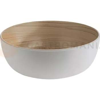 Servírovací miska ø85x35 mm, bílo-žlutá | APS, Frida