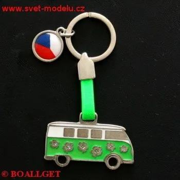 PŘÍVĚŠEK KE KLÍČŮM VOLKSWAGEN TRANPORTER T1 FLOWERS 27045