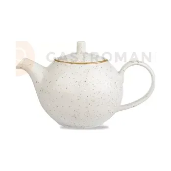 Bílá konvice, ručně zdobená 420 ml | CHURCHILL, Stonecast Barley White