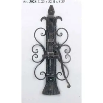 Dveřní kování Kovaná vývrtka na víno na zeď model 3028