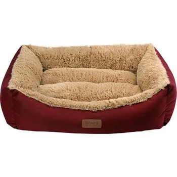 Pelíšek pro psa HPF Pelech JELLYBEAN M - vínový/krémový