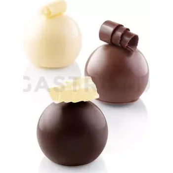 Kuchyňská sůl Forma na moučníky a dezerty MINI TRUFFLES | SILIKOMART, Curve Flex