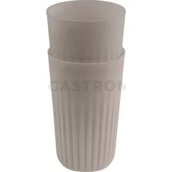 Plastový hrnek 0,4 l, hnědý | APS, To Go