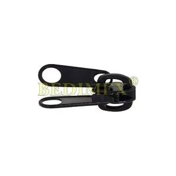 Zip jezdec AT 25-No10 volnoběh ovál 2stranný černý celé balení