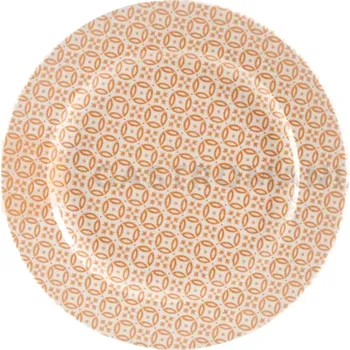 Talíř Zdobený mělký talíř 30,5 cm, oranžovo-hnědý | CHURCHILL, Moresque Prints