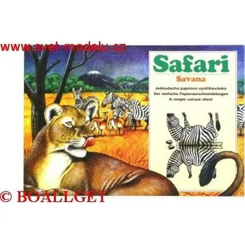 omalovánky Vystřihovánka Safari Savana 334710