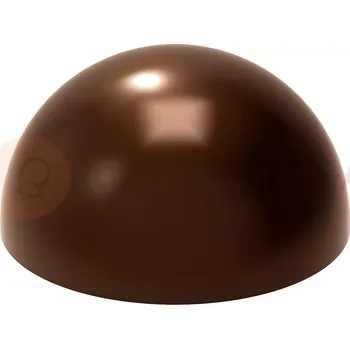 Čokoládová tyčinka Polykarbonátová forma na pralinky ve tvaru polokoule - 2 polokoule x 90 g, 100 mm - MA5002 | MARTELLATO, Semisphere