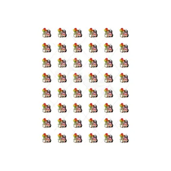 Jedlá dekorace na dort KRTEČEK s43