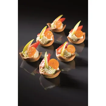 Kuchyňská sůl Forma s mikroperforací na zákusky a dezerty - 600x400 mm, 60 ks x 32/40x16 mm, 16 ml - FF06 | PAVONI, Formasil