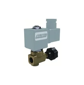 Ventil 2/2-cestný magnetventil, NC, přímo řízený, s regulací průtoku, připojení 1/4", DN 2,5 [mm], ovládání ruční kolo, 21A16KV25-2757