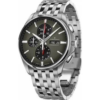 Hodinky Junghans Meister S Chronoscope 27/4023.44 německé datum