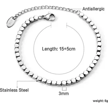 Náramek Elegantní dámský náramek z chirurgické oceli - 602S