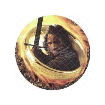 Jedlá dekorace na dort ARAGORN, VARIANTA Jedlý papír 44