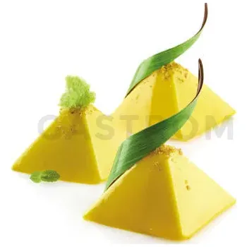 Kuchyňská sůl Silikonová forma 600x400 mm SQ010 Pyramids, 35x61 ml, 65x65x35 mm | SILIKOMART, 60x40 Sessanta Quaranta