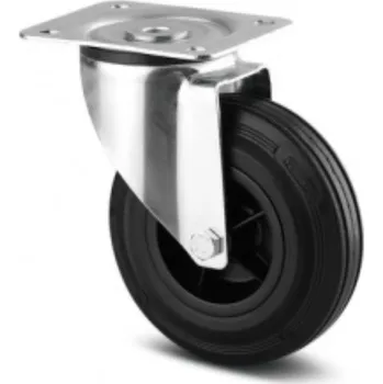 Pojezdové kolečko Průmyslové kolečko 125, otočné, plotna plastový disk