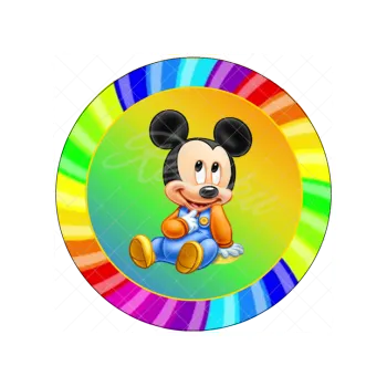 Jedlá dekorace na dort MICKEY miminko, VARIANTA Jedlý papír 1416