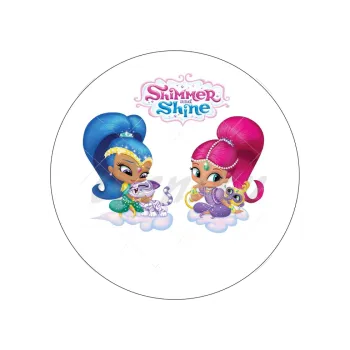 Jedlá dekorace na dort SHIMMER A SHINE a zvířátka, VARIANTA Fondánový list 591