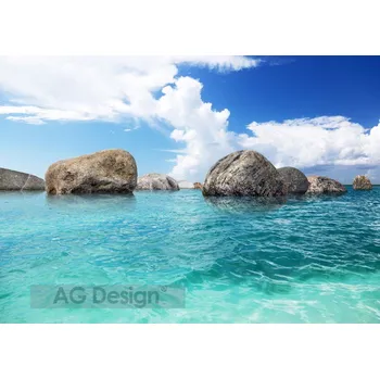 Fototapeta KUPSI-TAPETY Fototapeta na zeď čtyřdílná FTS 1301 moře a mraky