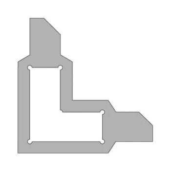 rám kola CMT Rám pro ornamenty pro rohové vzory CRCS-006