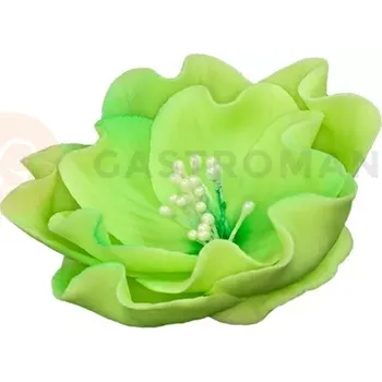 Výroba svíčky Květ jícnovky malý z cukru 8 cm, limetkově zelená | MAGMART, K 013M