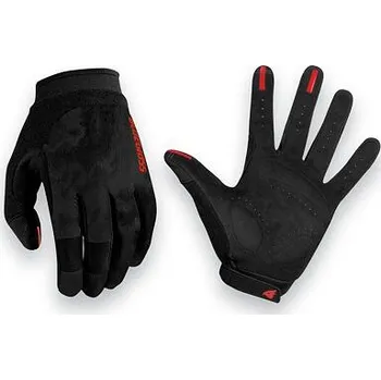 cyklistický dres BLUEGRASS rukavice REACT černá velikost XS