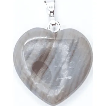 Přívěsek Milujeme Kameny Achát - přívěsek srdce cca 1.5 cm 59836