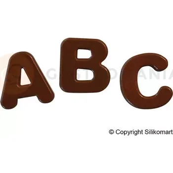 Kuchyňská sůl Silikonová forma SF169 CHOCOABC - písmena, 115 ml | SILIKOMART, Design