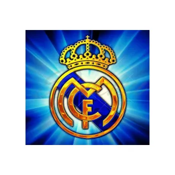 Jedlá dekorace na dort FC MADRID čtverec, VARIANTA Jedlý papír 623