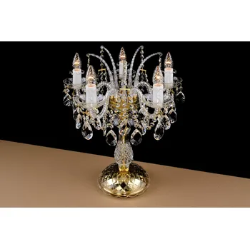 Lampička LUCKY GLASS Stolní lampa CH-05 Crystal-TL