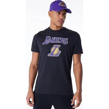 Pánské tílko triko NEW ERA NOS NBA Regular tee LOSLAK BLKTRP velikost oblečení L