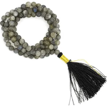 Náhrdelník Milujeme Kameny Labradorit - mála se střapcem 26005