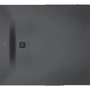 Sprchová vanička Duravit Sustano - Sprchová vanička, 100x90 cm, DuraSolid, matná tmavě šedá 720274650000000