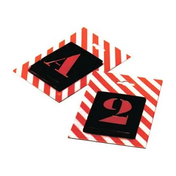 Kovové šablony versálka Abeceda, 26 písmen, výška 300 mm 11300