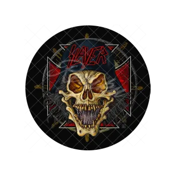 Jedlá dekorace na dort SLAYER kříž, VARIANTA Jedlý papír 1401