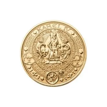 Volný čas Sada zlatého dukátu a stříbrného odražku NM II. Královská pečeť - b.k.