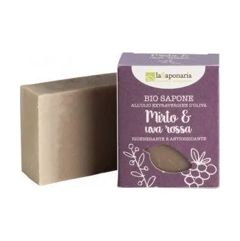 Mýdlo Tuhé olivové mýdlo Bio - Myrta a červené hrozny 100g