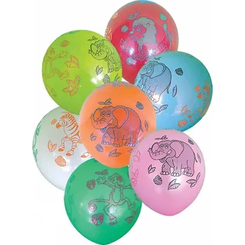 Alvarak Česká republika Balónky safari 7ks - Alvarak | Cukrářské potřeby