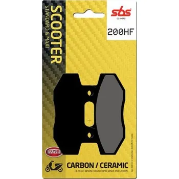 Brzda pro motocykl Přední brzdové destičky SBS Sachs 50 MadAss 2004 - 2005 směs HF