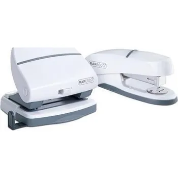 Sešívačka s děrovačkou (P20 a P30), sada, bílá, RAPESCO