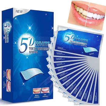 Přípravek na bělení zubů Dental White 5D gelové pásky na bělení zubů