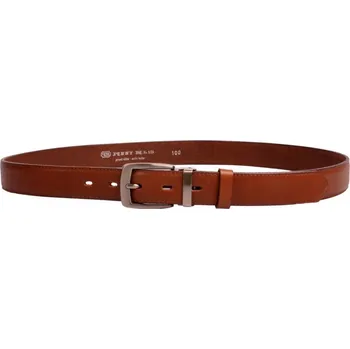 Módní doplněk Pánský úzký pásek 30-020-2-48 hnědý 90 cm