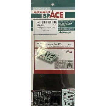 Plastikový model 1/48 Vampire F.3 SPACE (AIRF)